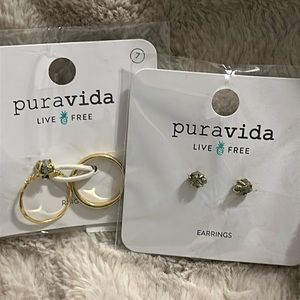 PuraVida Jewelry of the Month Club earrings and ring